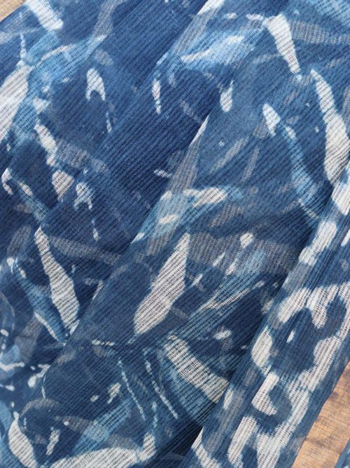 Hand Block Printed Kota Doriya Saree