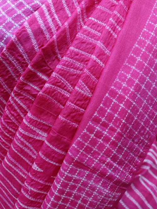 Shibori Tussar Silk Saree