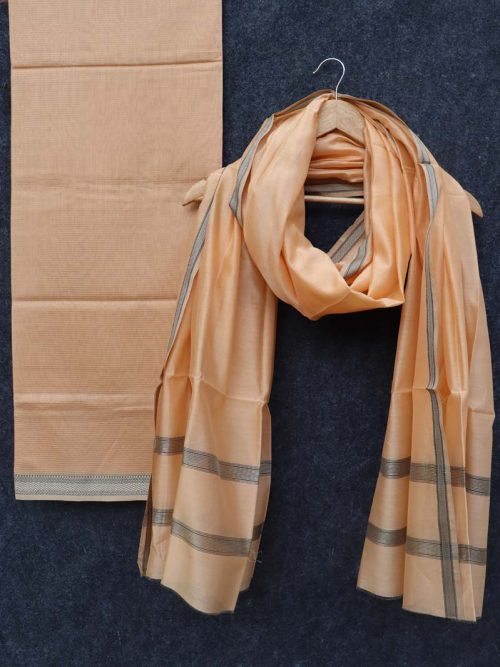 Maheshwari Silk by Cotton Suit Set