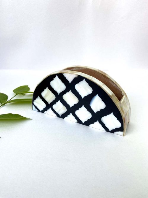 Mother Pearl Inlay Napkin Holder