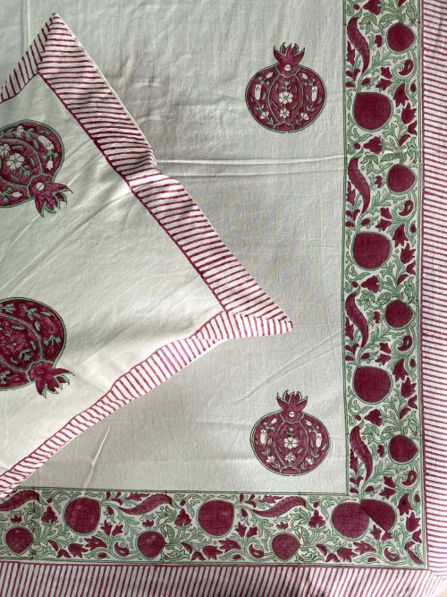 Block Printed Bed Cover