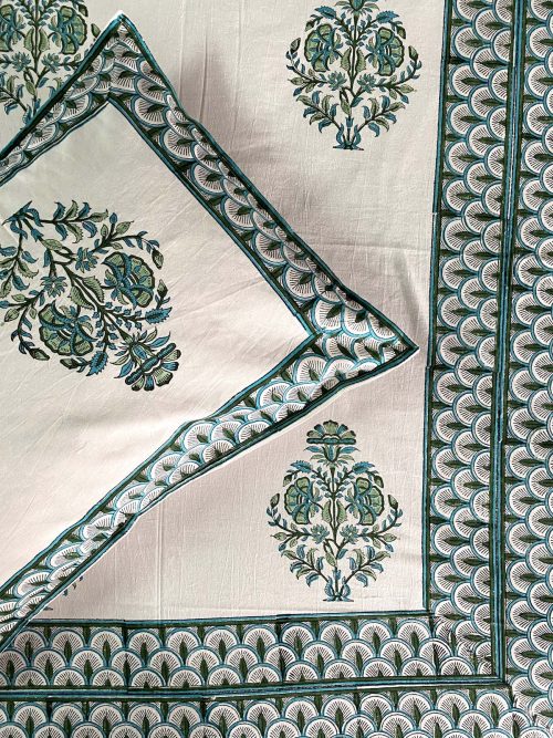 Block Printed Bed Cover
