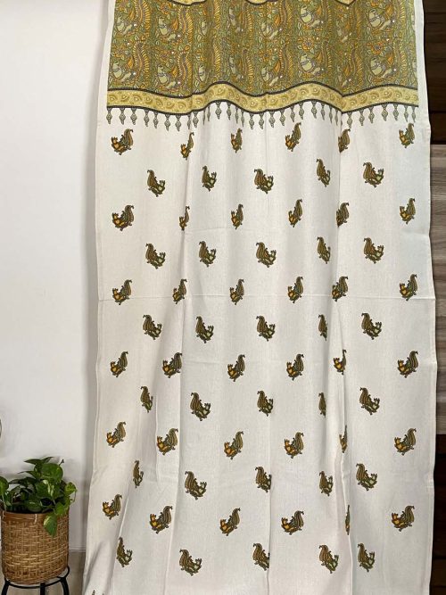 Cotton Hand Block Curtain