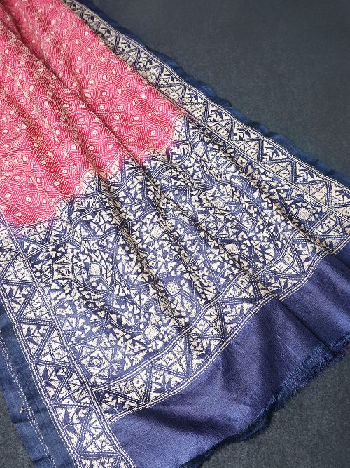 Kantha Embroidered Tie Dy...