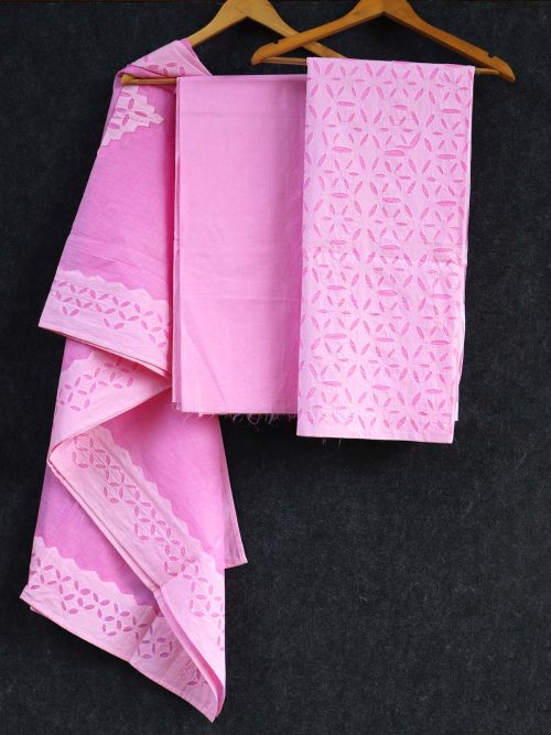 Applique Cotton Suit Set ...