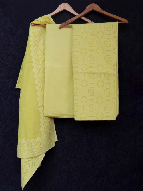 Applique Cotton Suit Set ...