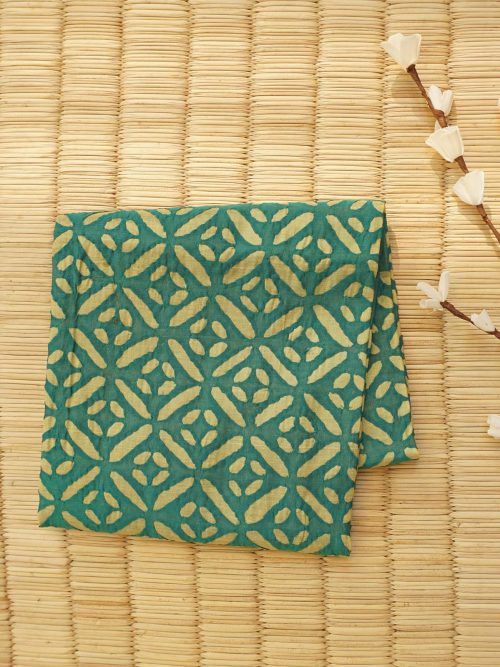 Applique Chanderi Silk Ku...