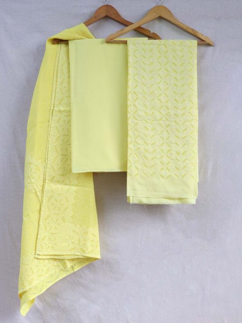 Applique Cotton Suit Set