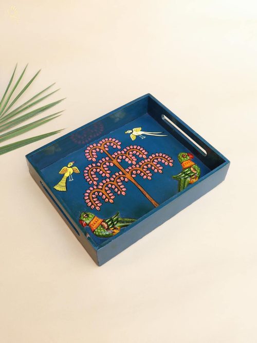 Pattachitra Wooden Tray