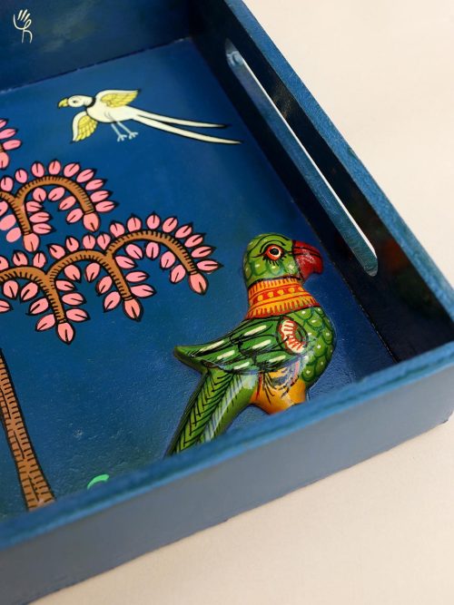 Pattachitra Wooden Tray