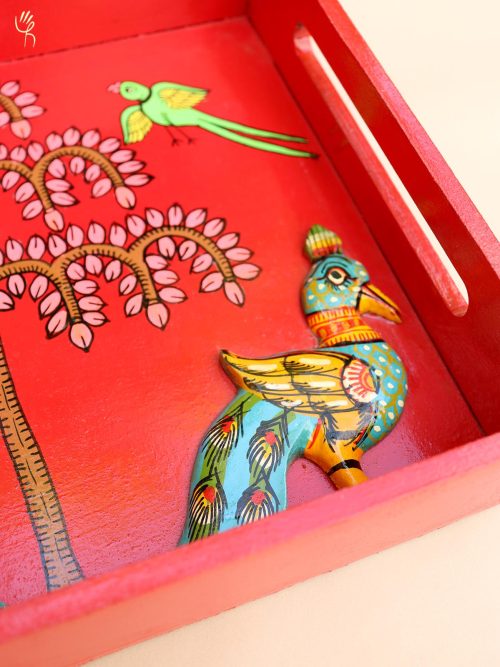 Pattachitra Wooden Tray