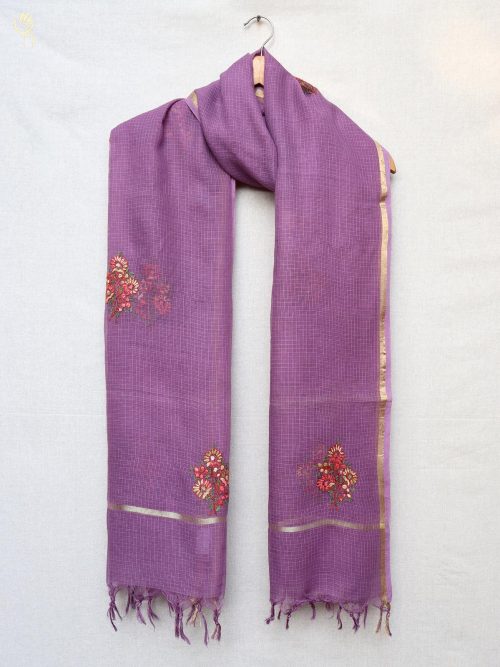 Aari Embroidered Kota Dor...