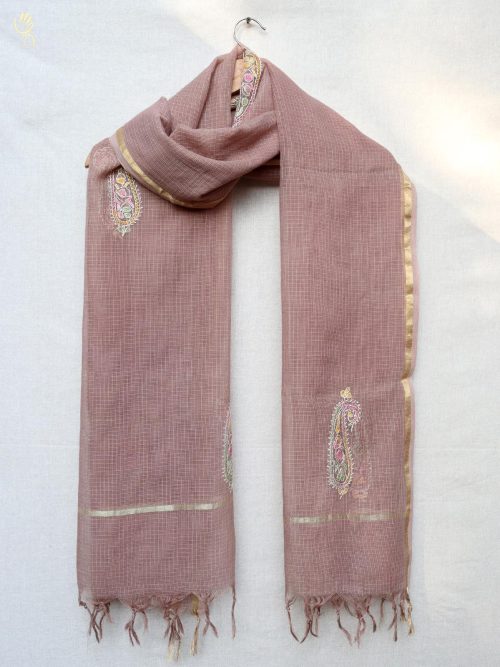 Aari Embroidered Kota Dor...