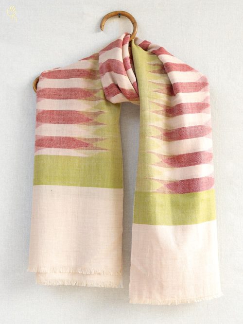 Handwoven Pashmina ikat S...