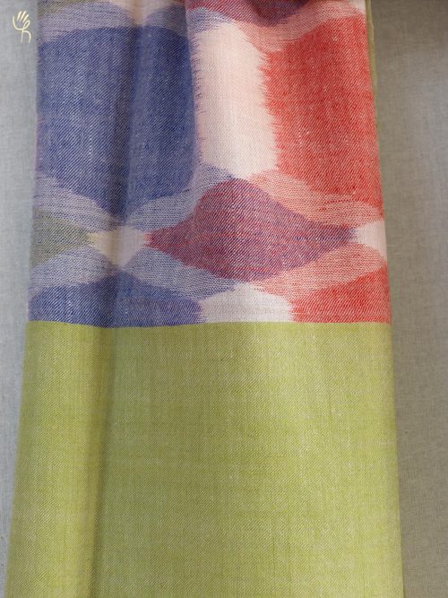 Handwoven Pashmina ikat Shawl