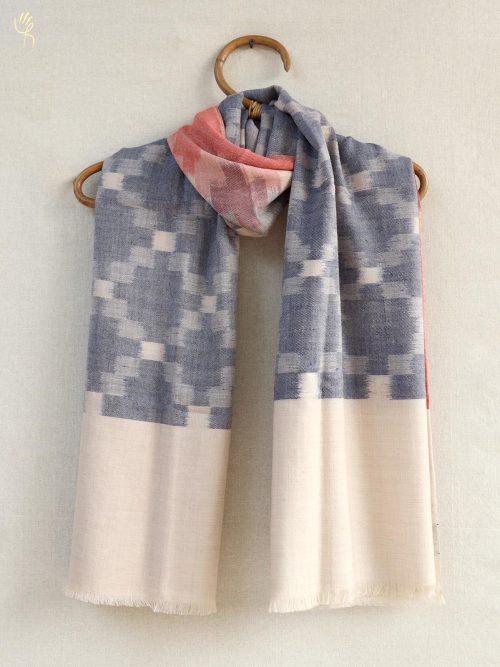 Handwoven Pashmina ikat S...