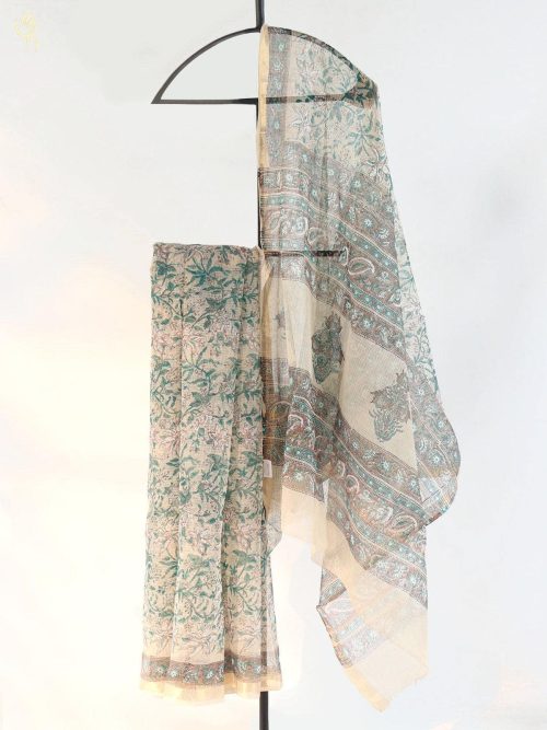 Hand Block Printed Kota D...