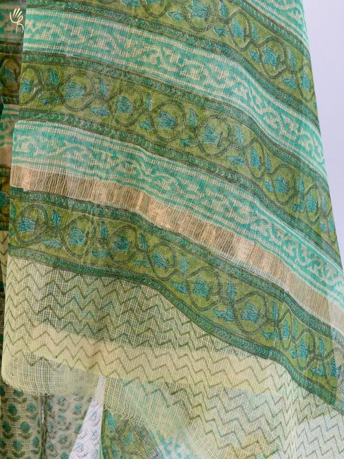 Hand Block Printed Kota D...