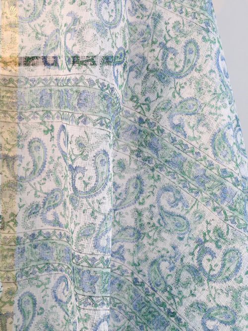 Hand Block Printed Kota Doria Saree