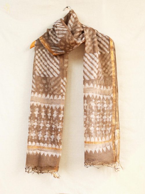 Hand block printed Kota D...