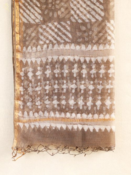 Hand block printed Kota D...