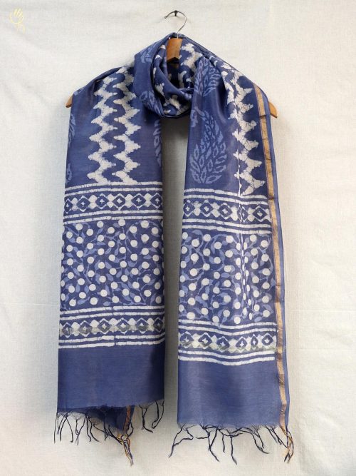 Hand block printed Chande...