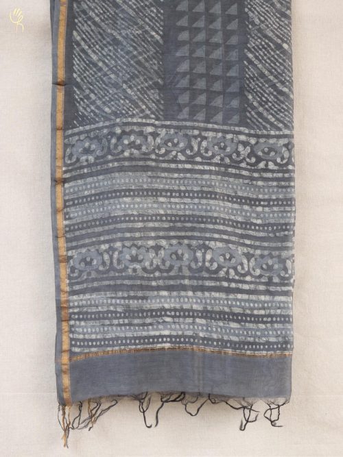 Hand block printed Chande...