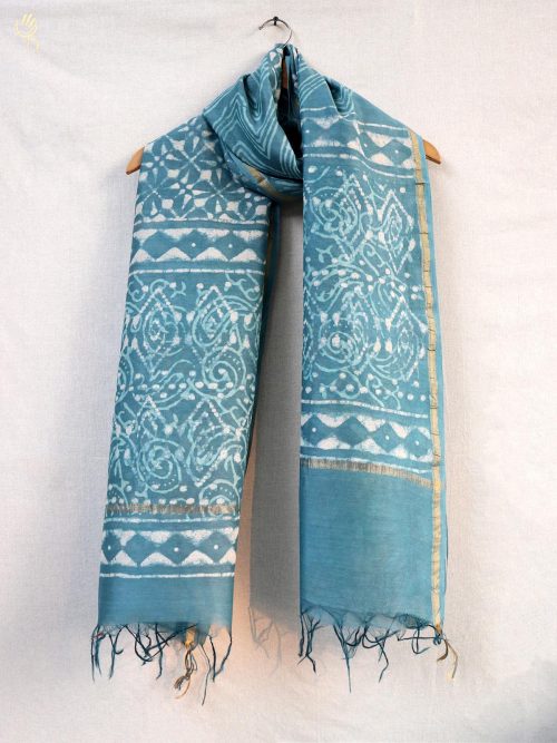 Hand block printed Chande...