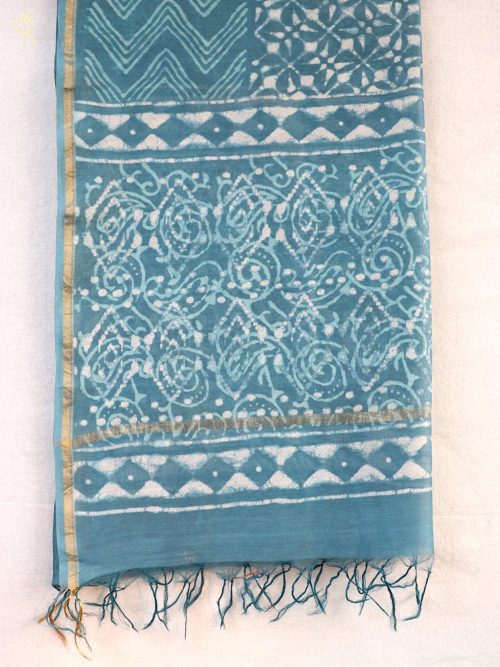 Hand block printed Chande...