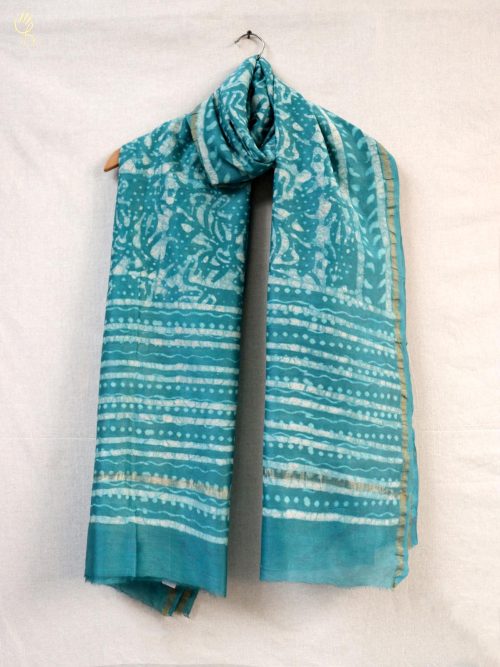 Hand block printed Chande...