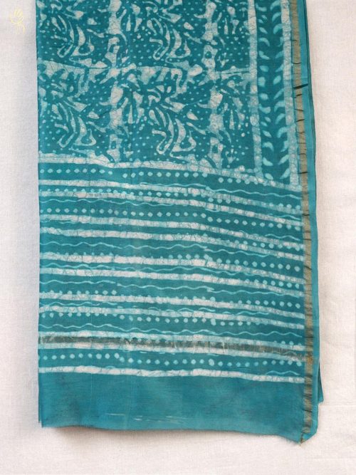 Hand block printed Chande...
