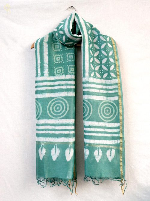 Hand block printed Chande...