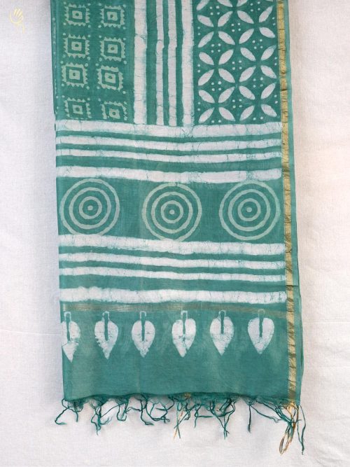 Hand block printed Chande...