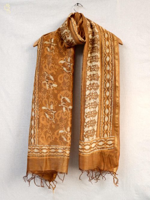 Hand block printed Chande...