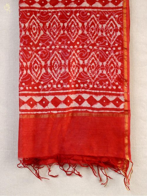 Hand block printed Chande...