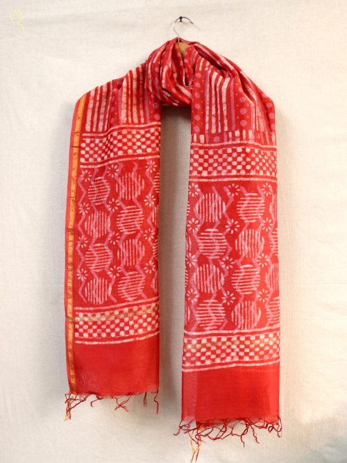 Hand block printed Chande...