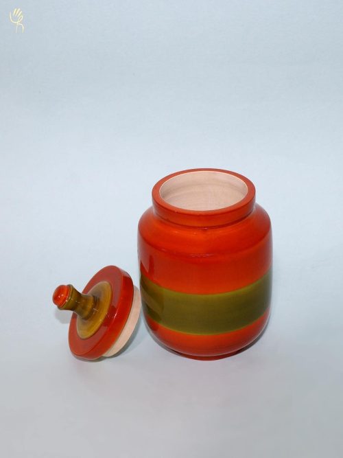 Wooden Jar with Lid