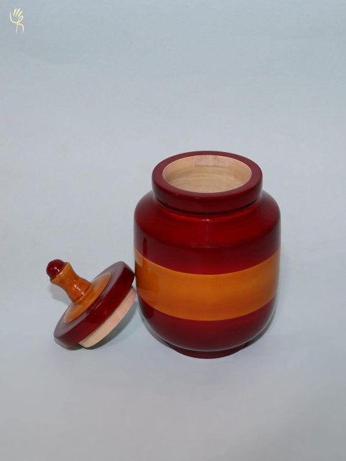 Wooden Jar with Lid
