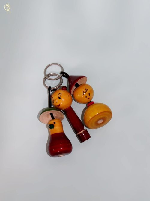 Key Chains Set of 3( Wood...
