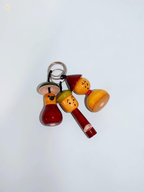 Key Chains Set of 3( Wood...