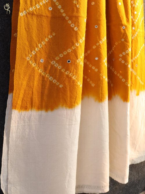 Bandhni Handwoven Wool Sh...