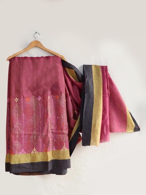 Kantha Embroidered Silk M...