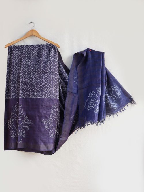 Kantha Embroidered Silk B...