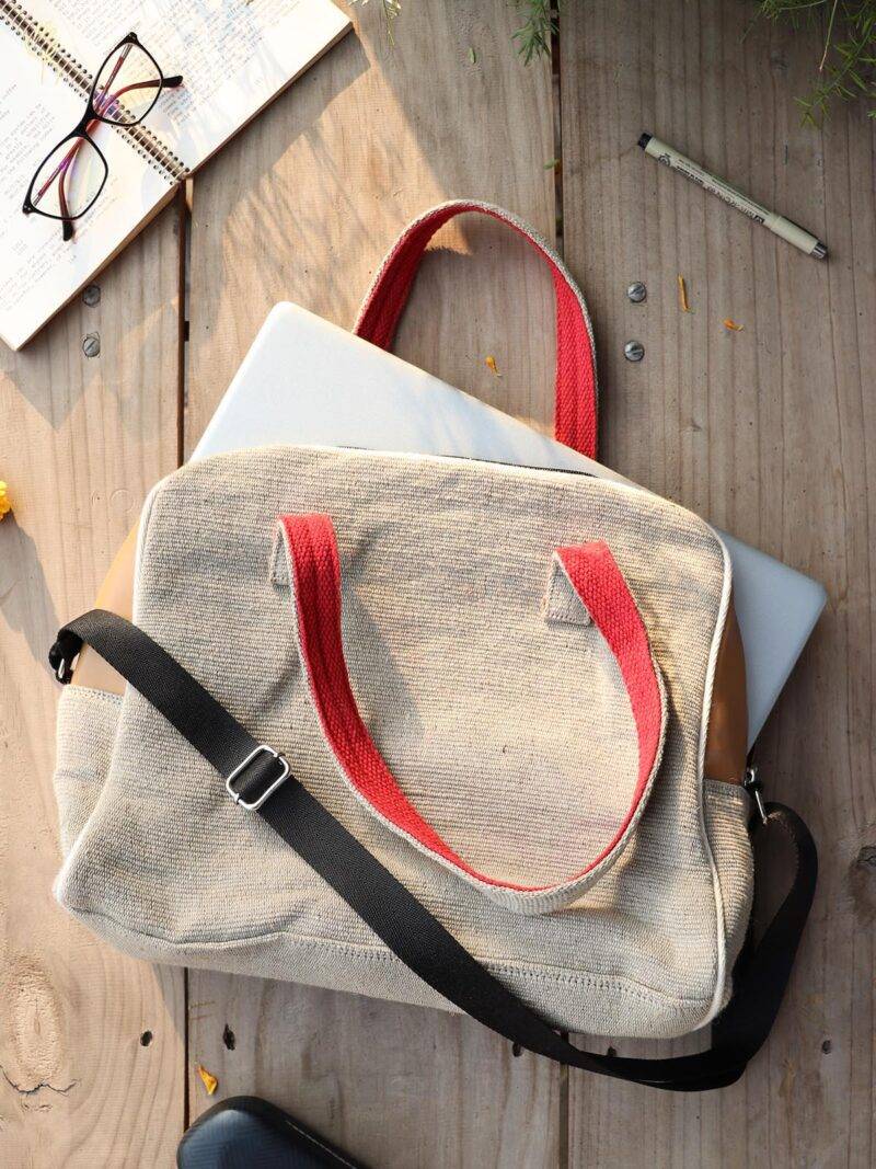 Handwoven Cotton Jute Travel Bag